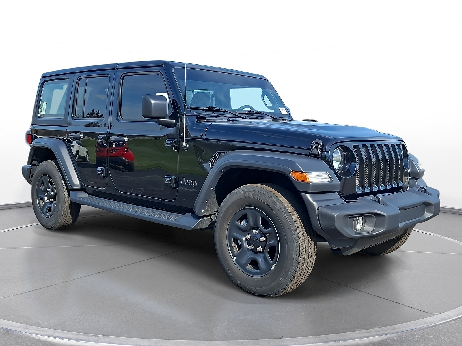 Black Clearcoat - PX8 2023 Jeep Wrangler Sport 4-Door 4WD SUV / Crossover Four-Wheel Drive Automatic