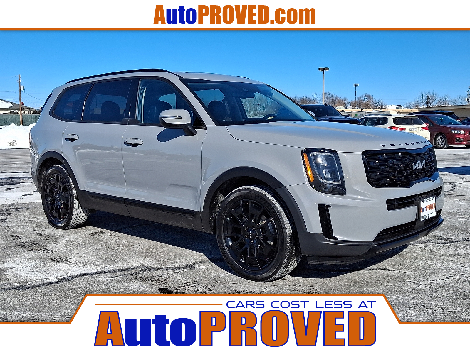 Wolf Gray - C7S 2022 Kia Telluride EX AWD SUV / Crossover All-Wheel Drive Automatic