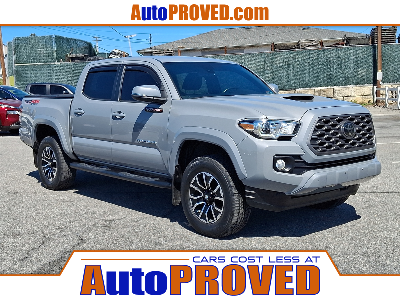 Cement - 1H5 2021 Toyota Tacoma TRD Sport Double Cab 4WD Pickup Truck Four-Wheel Drive Automatic
