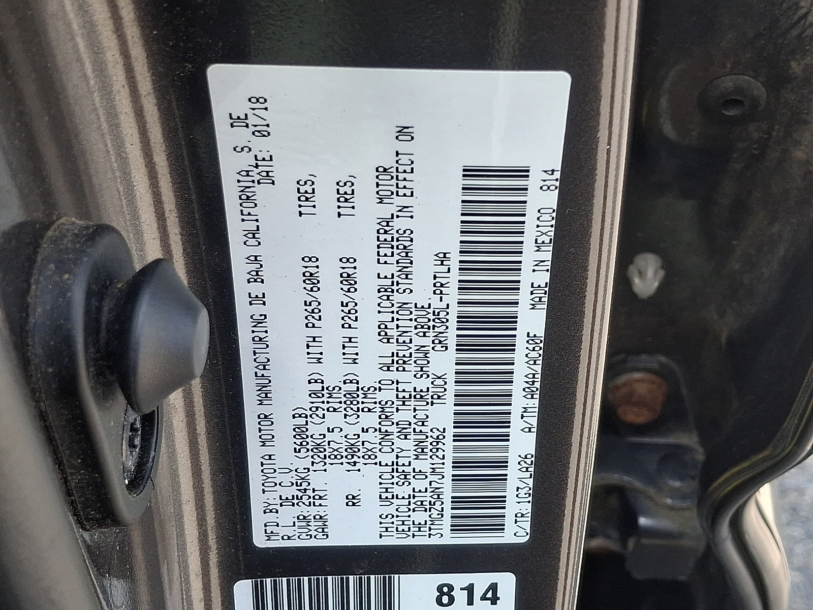 Used 2018 Toyota Tacoma Truck