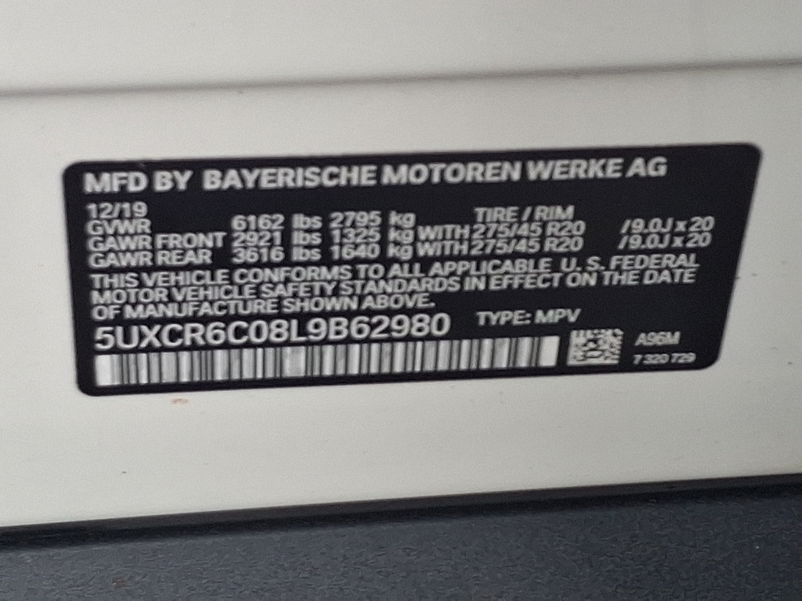 Used 2020 BMW X5 SUV