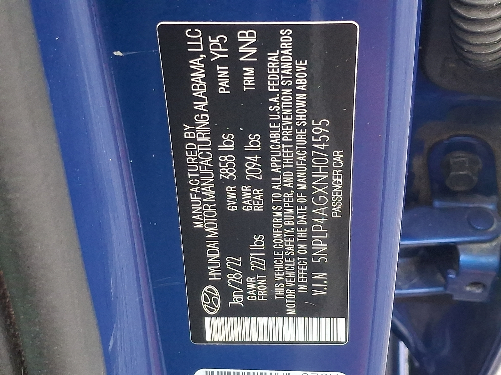 Used 2022 Hyundai Elantra Sedan