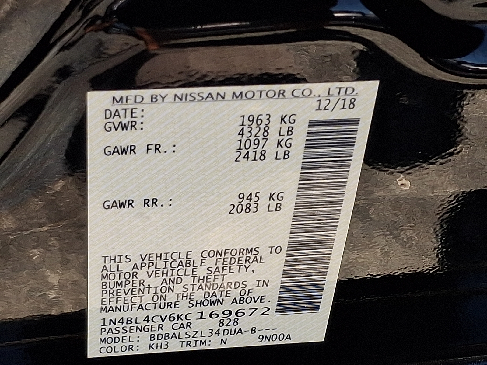 Used 2019 Nissan Altima Sedan