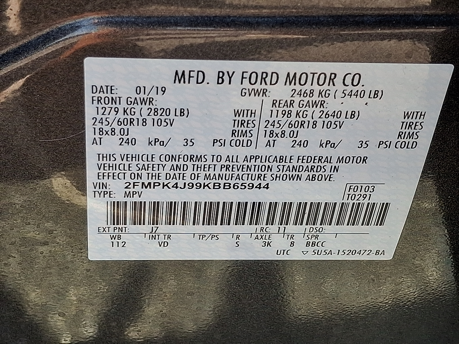 Used 2019 Ford Edge SUV
