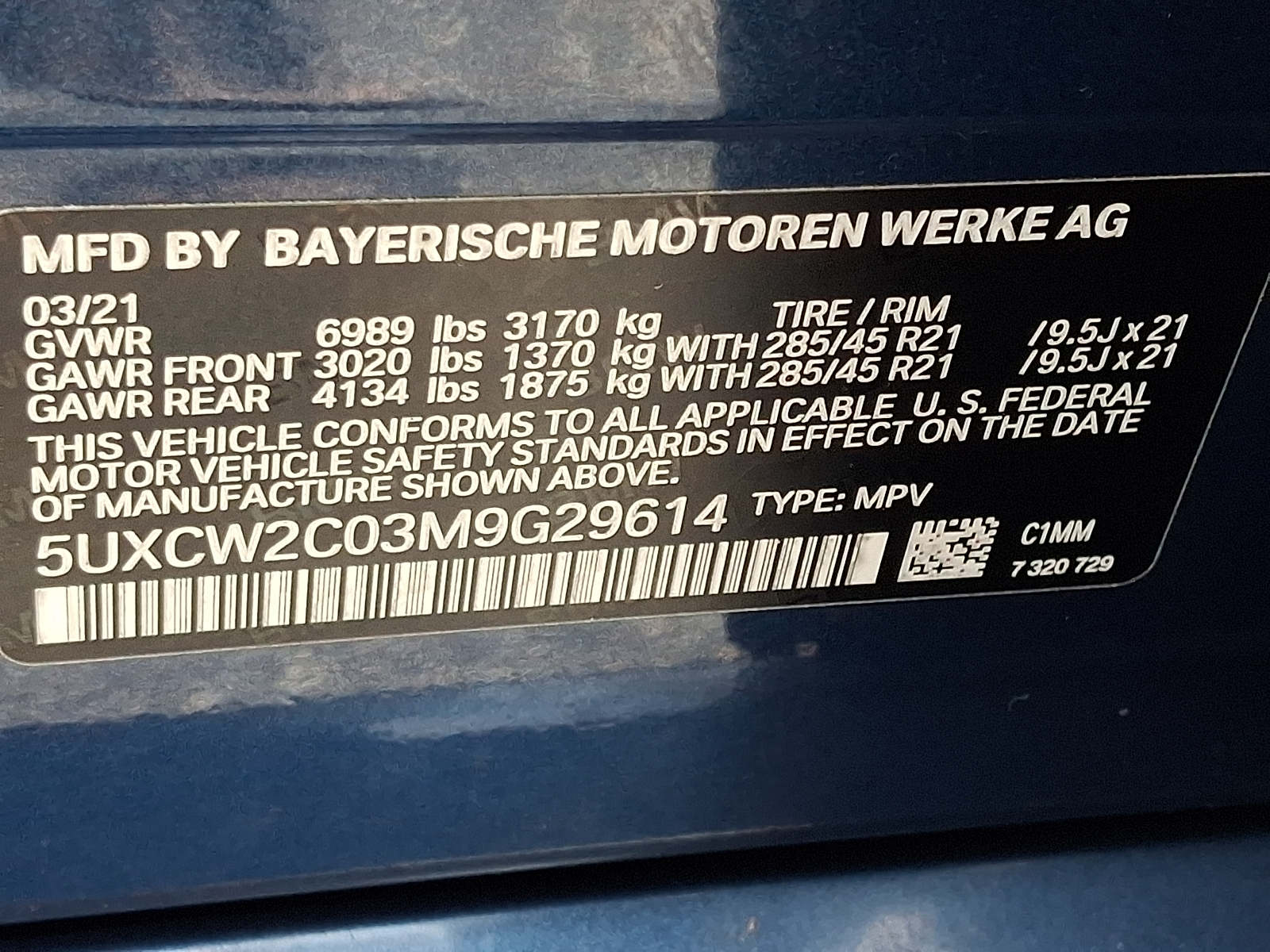 Used 2021 BMW X7 SUV