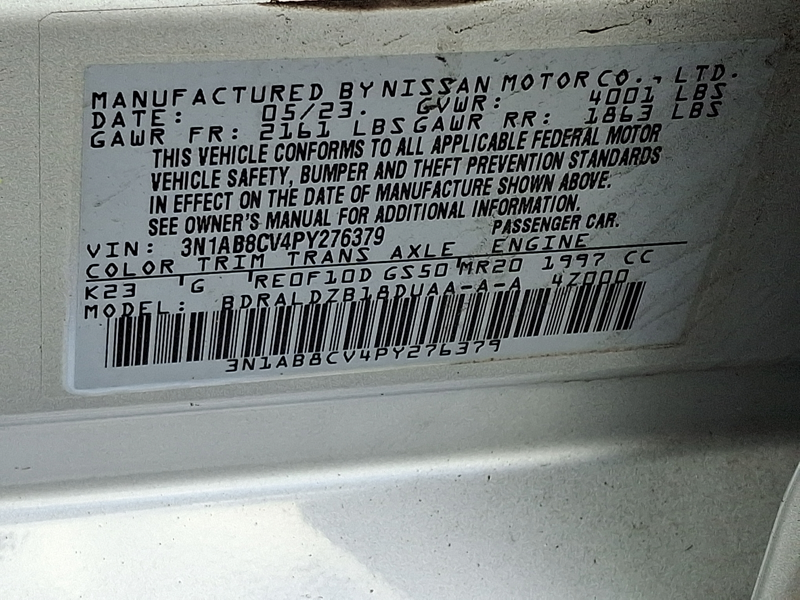 Used 2023 Nissan Sentra Sedan