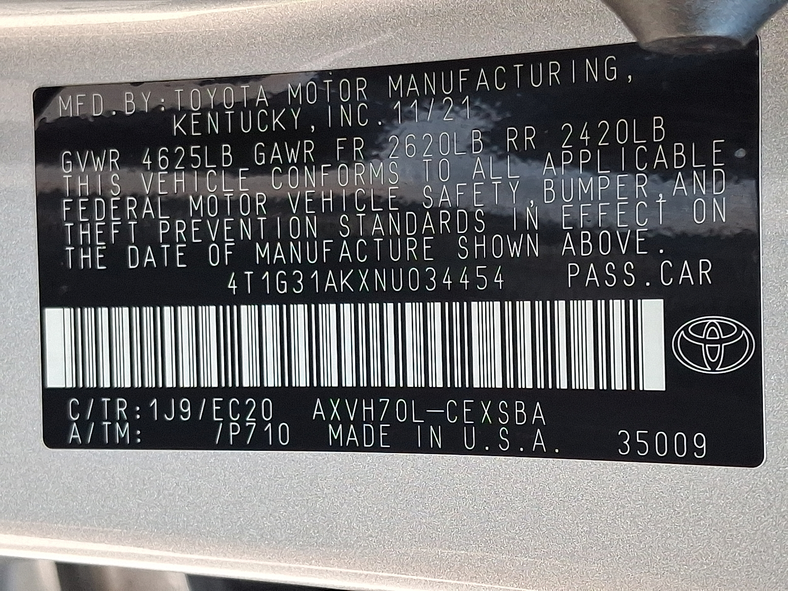 Used 2022 Toyota Camry Sedan