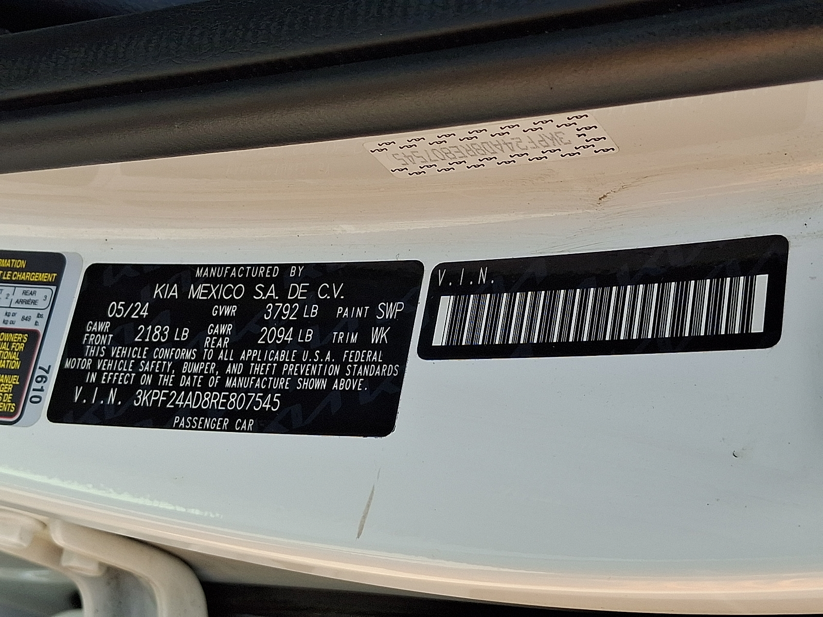 Used 2024 Kia Forte Sedan
