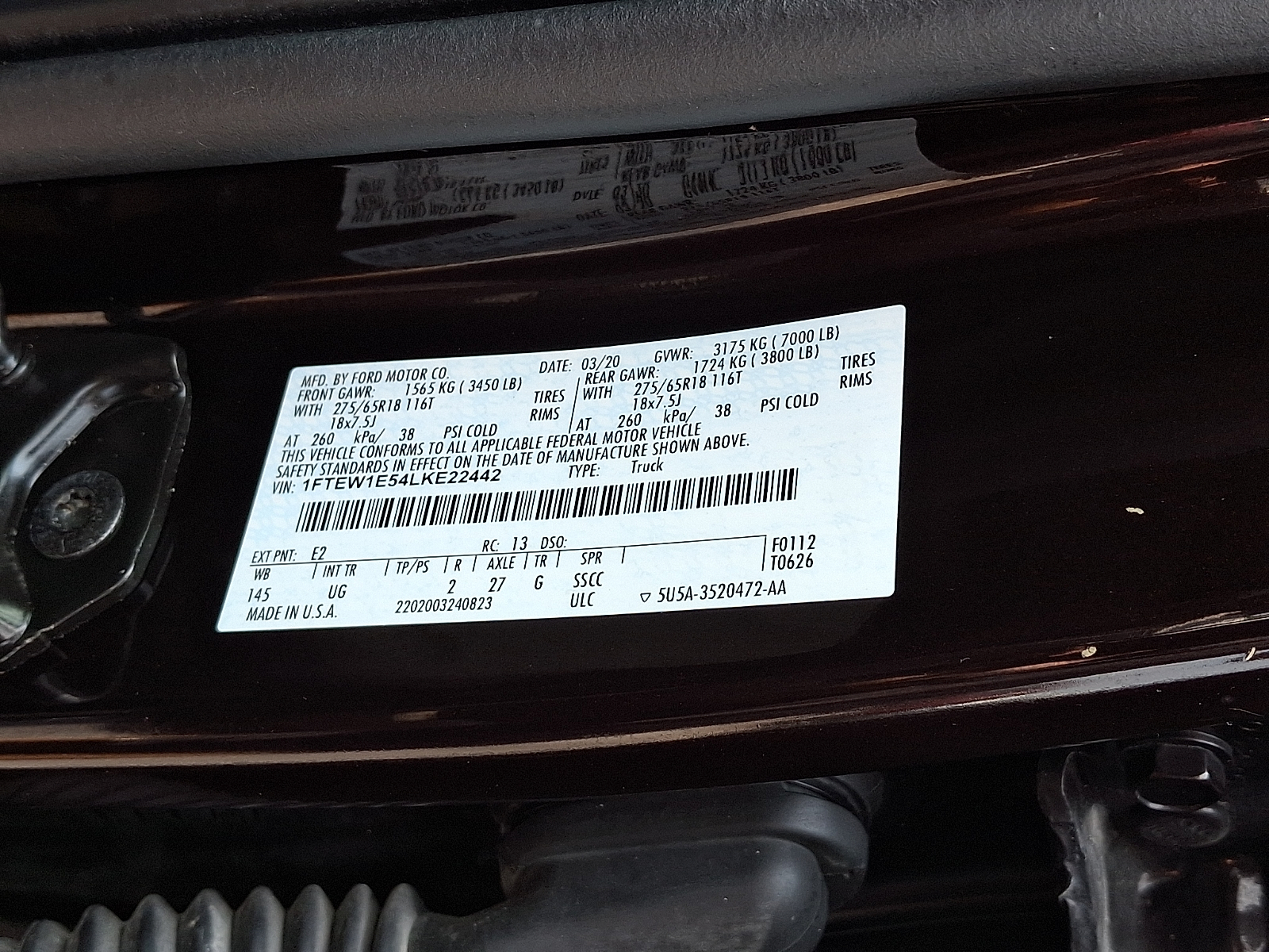 Used 2020 Ford F-150 Truck