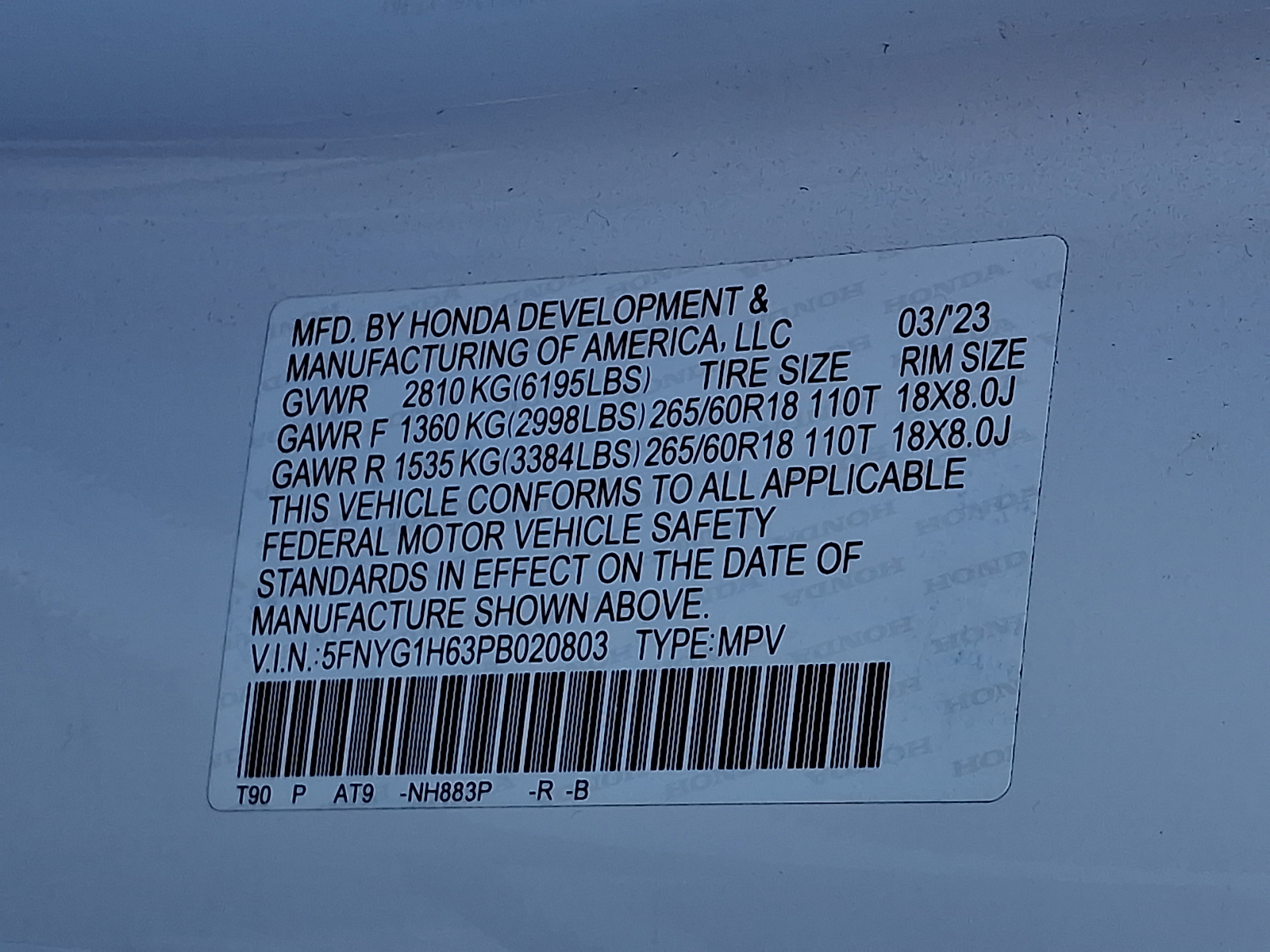 Used 2023 Honda Pilot SUV - photo 27 of 32