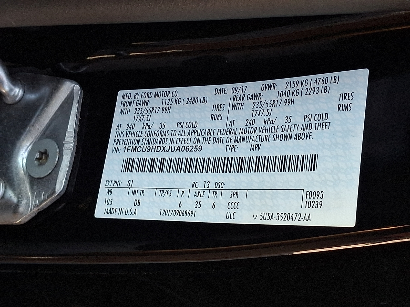Used 2018 Ford Escape SUV