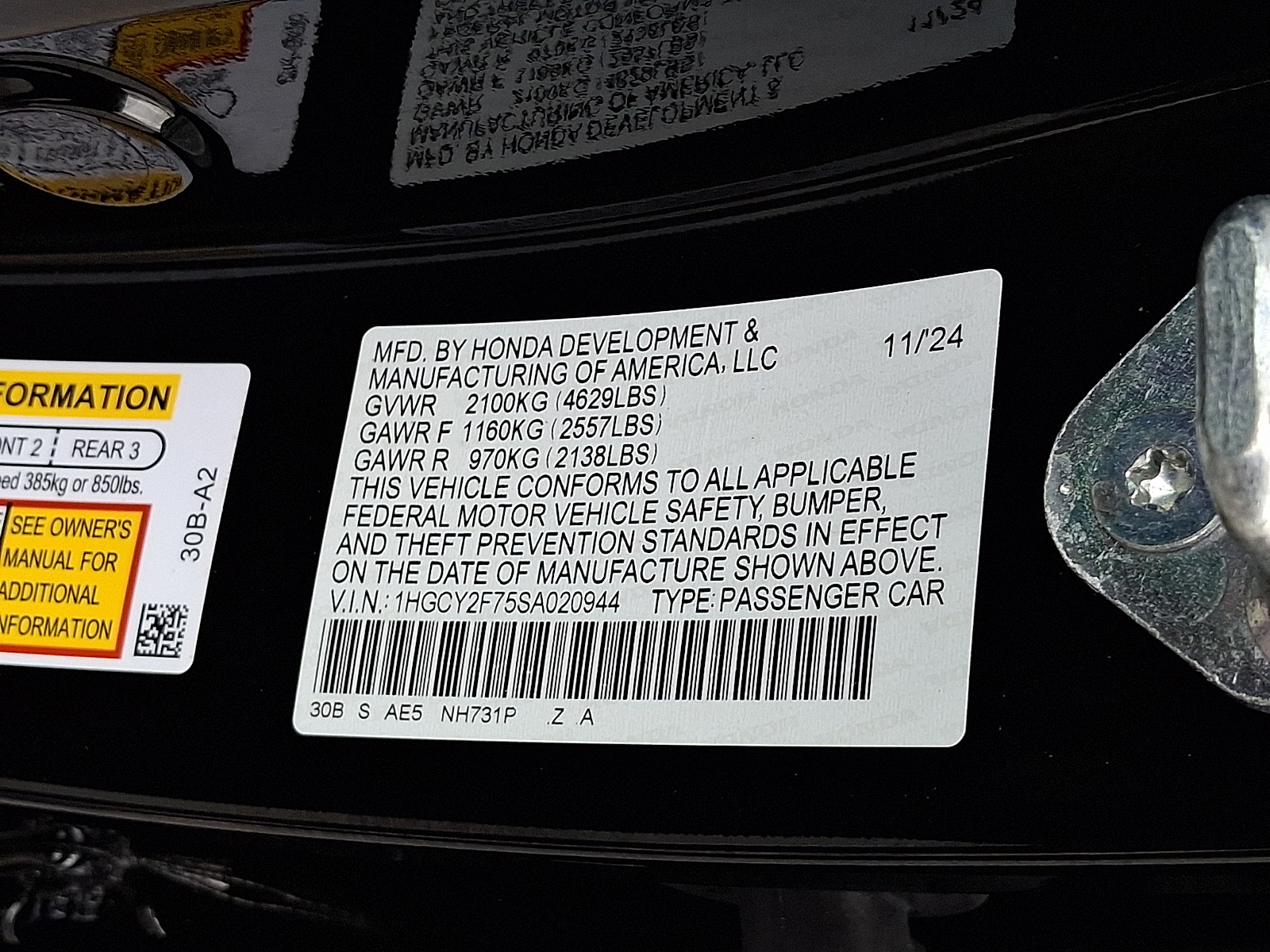 Used 2025 Honda Accord Hybrid Sedan