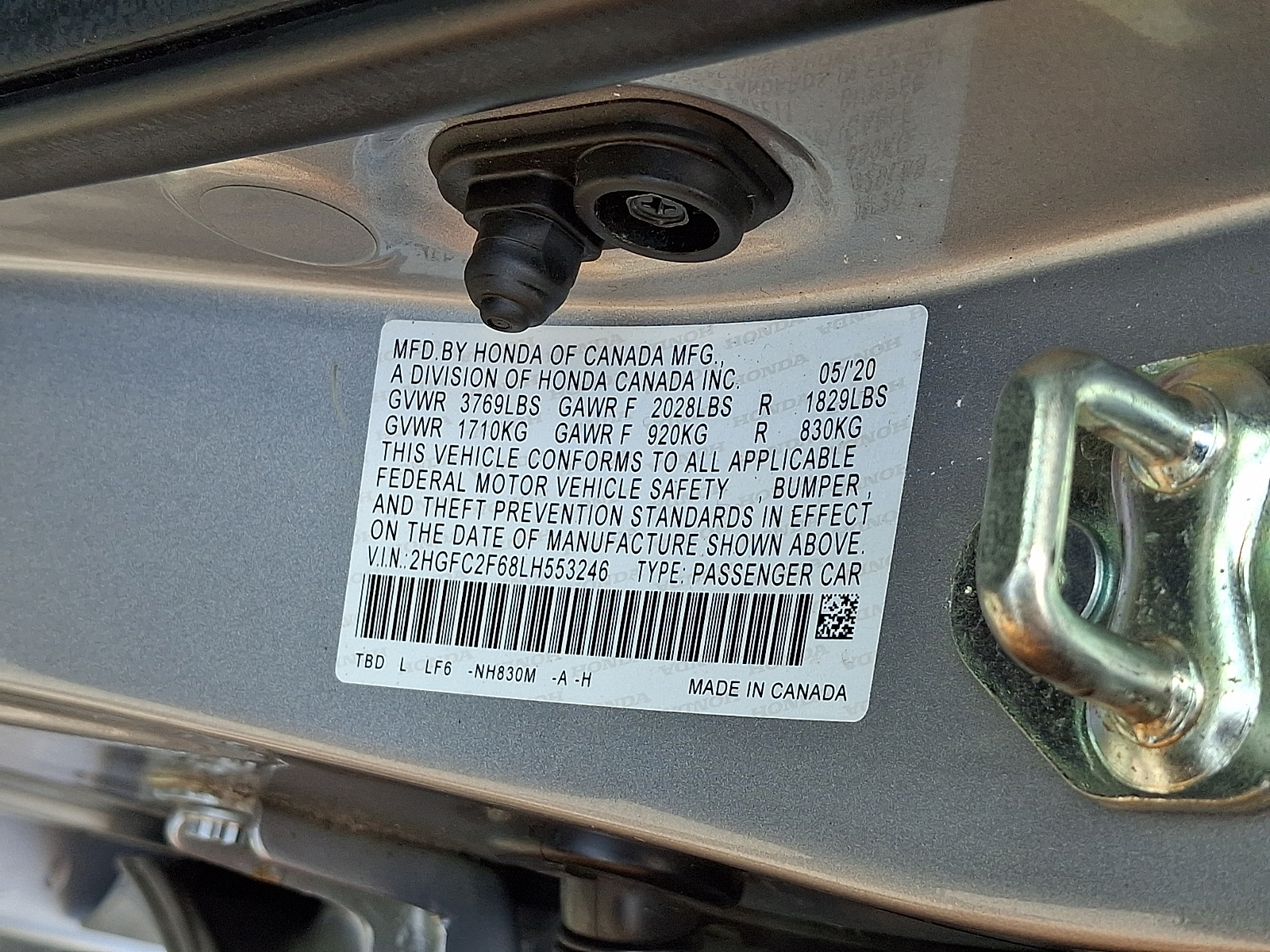 Used 2020 Honda Civic Sedan Sedan