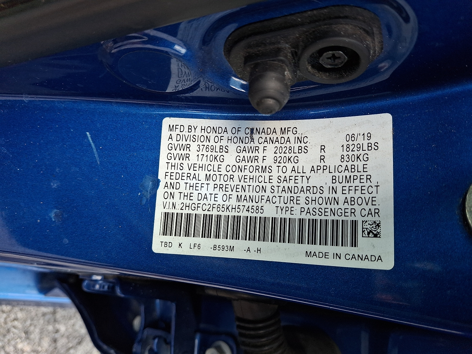 Used 2019 Honda Civic Sedan