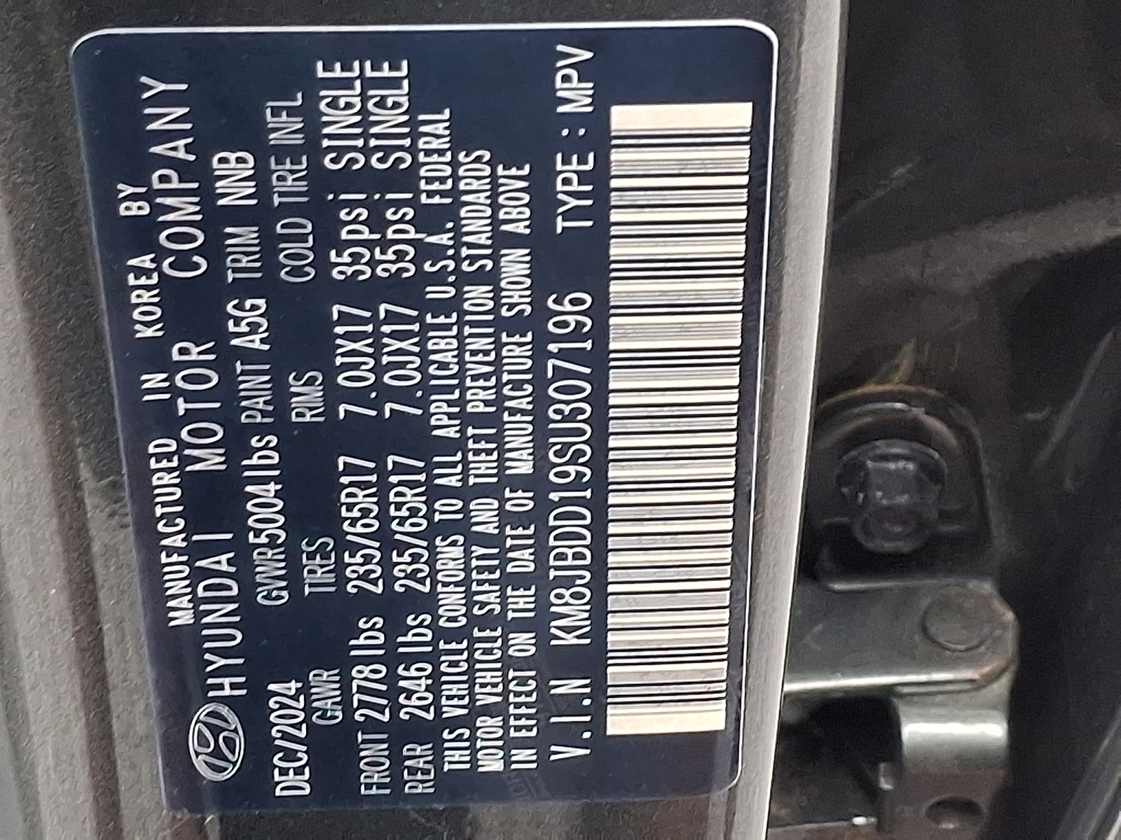 Used 2025 Hyundai Tucson Hybrid SUV