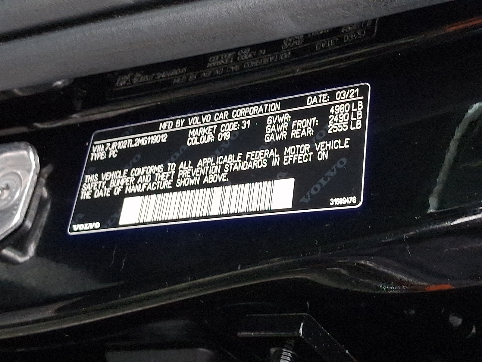 Used 2021 Volvo S60 Sedan
