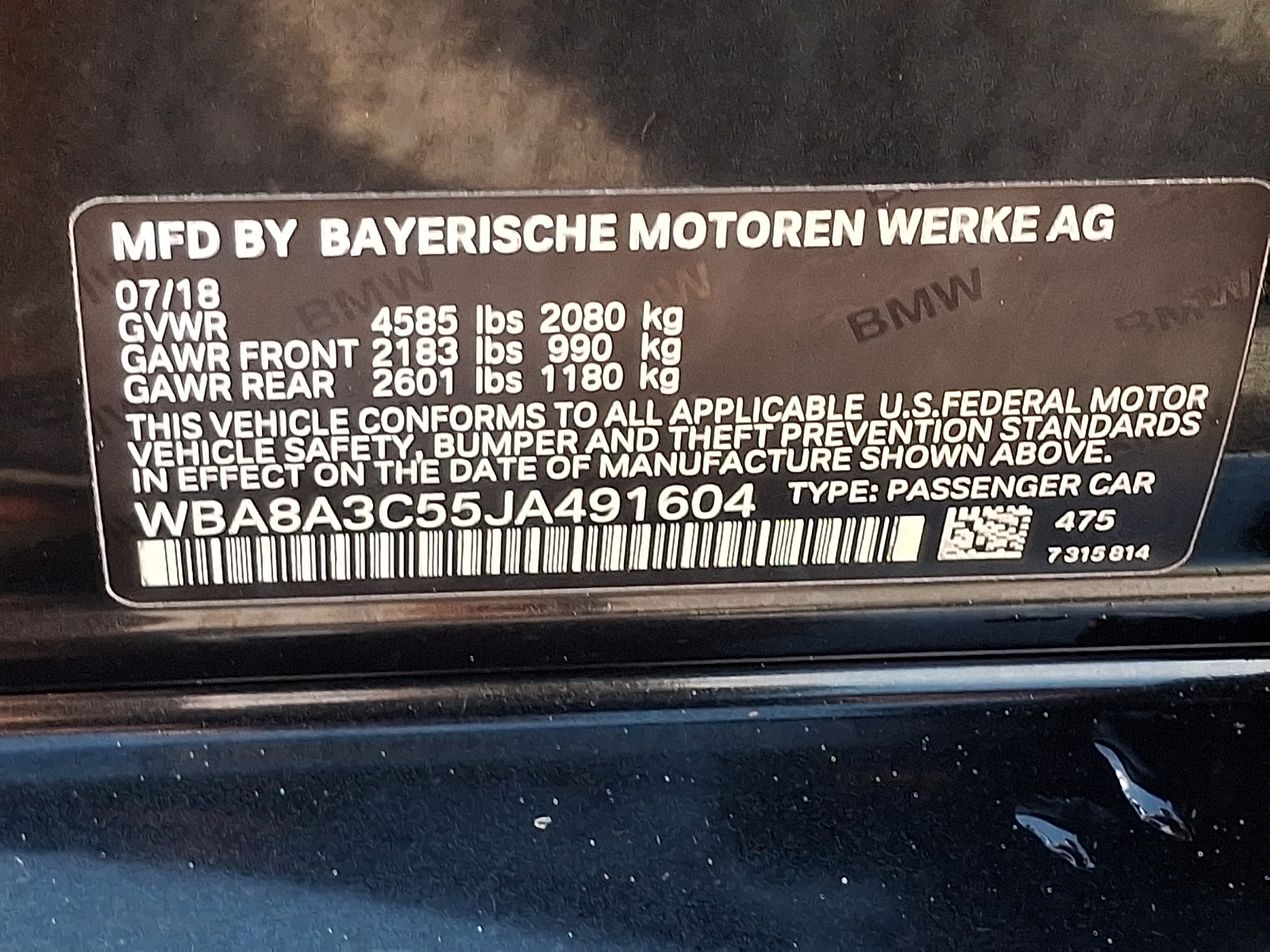 Used 2018 BMW 320i Sedan
