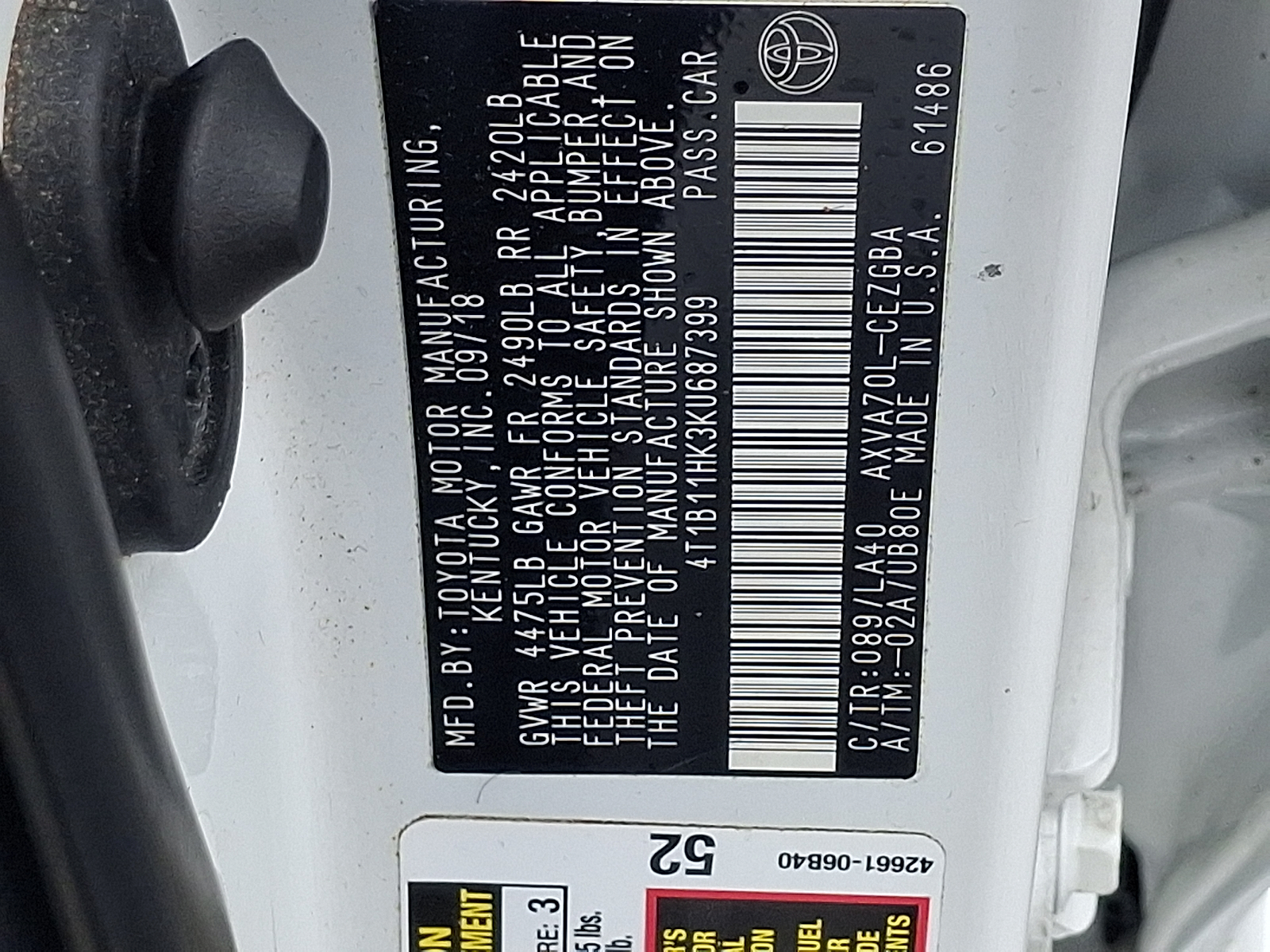 Used 2019 Toyota Camry Sedan - photo 28 of 31