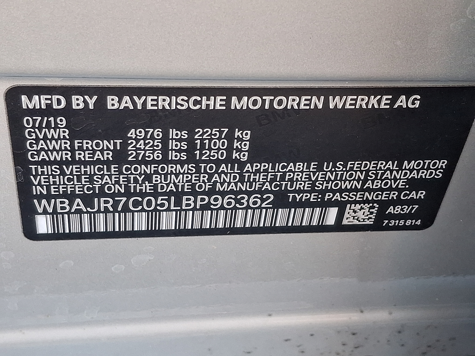 Used 2020 BMW 530i Sedan