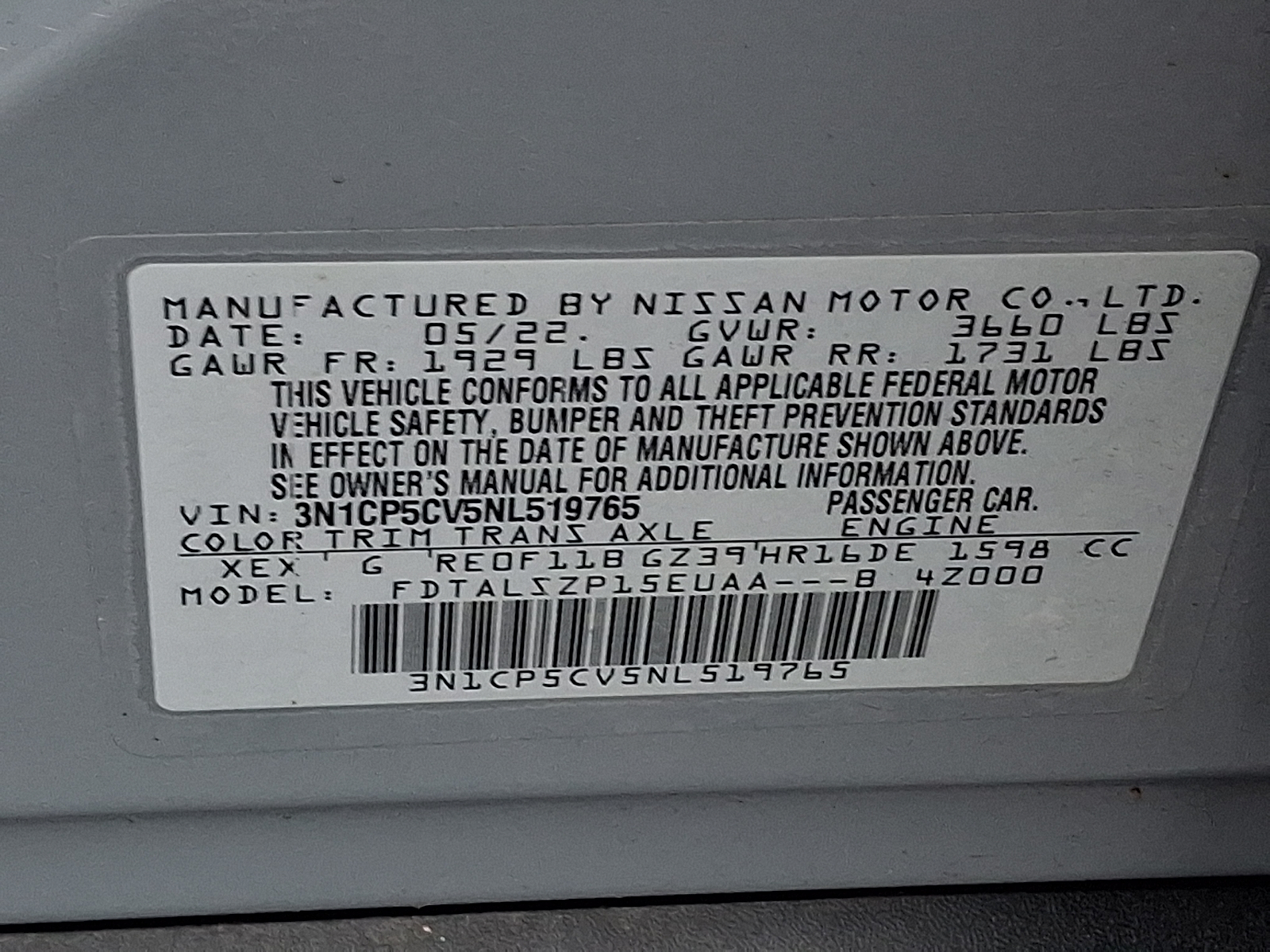 Used 2022 Nissan Kicks SUV - photo 26 of 30