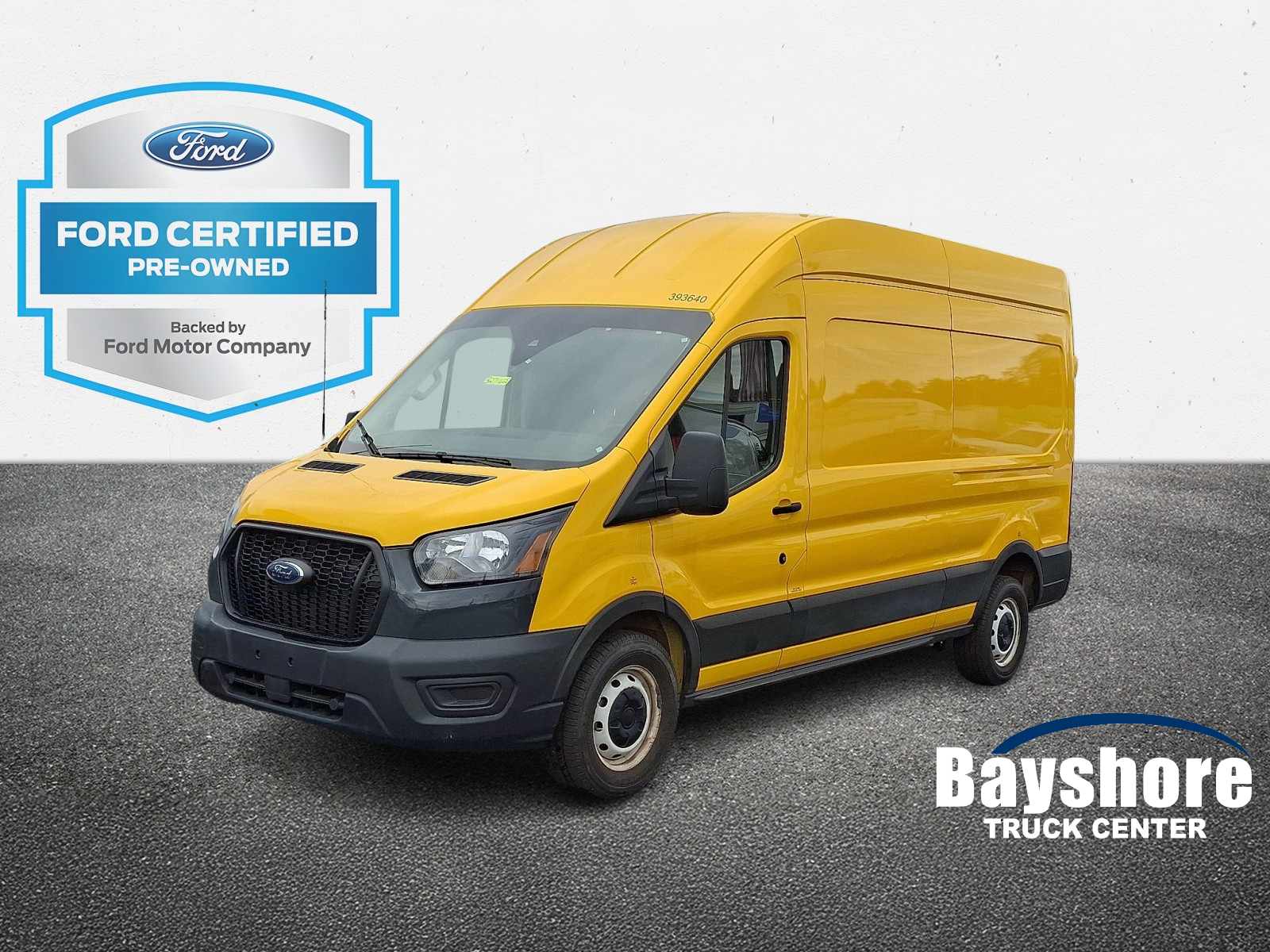 School Bus Yellow - BY 2021 Ford Transit Cargo 250 High Roof LB RWD Van Rear-Wheel Drive Automatic