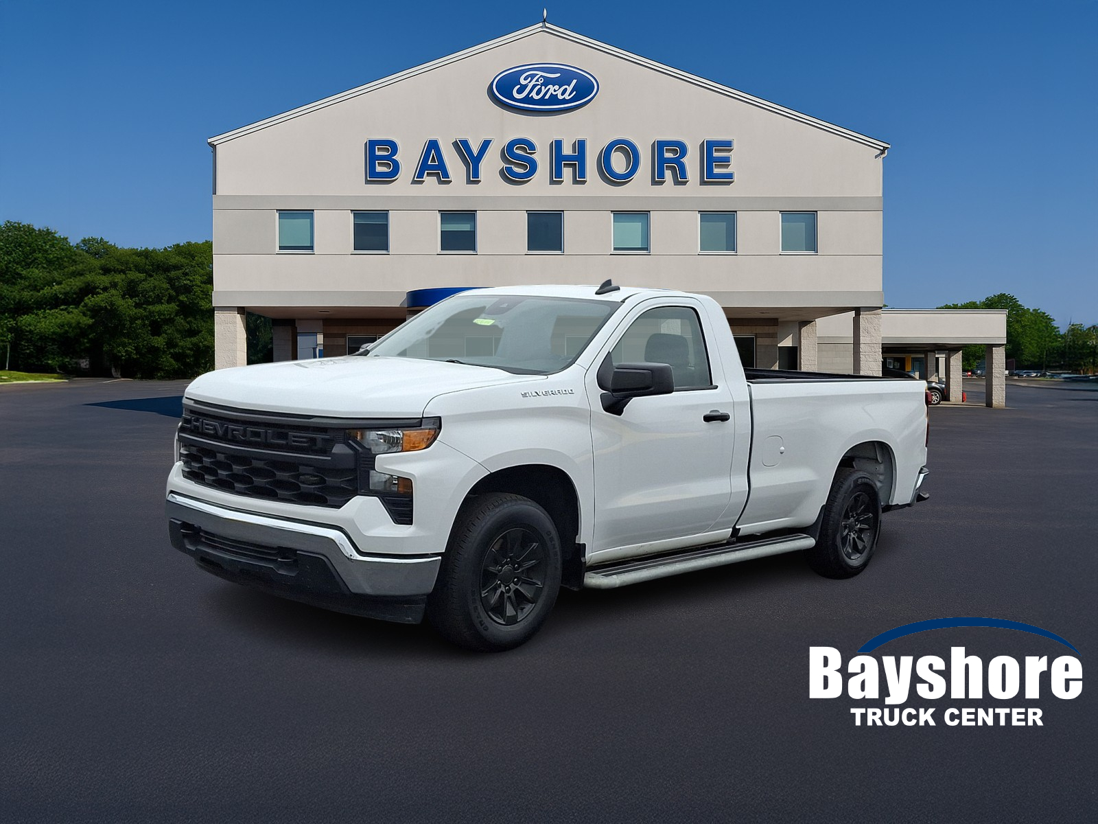 Summit White - GAZ 2024 Chevrolet Silverado 1500 Work Truck Regular Cab LB RWD Pickup Truck 4X2 Automatic