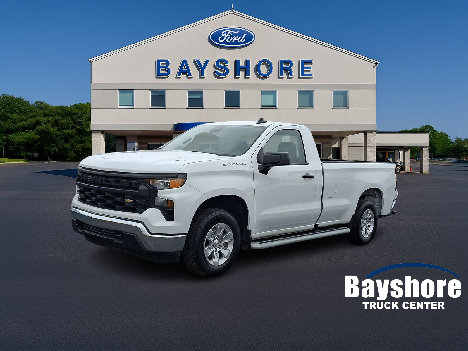 Summit White - GAZ 2024 Chevrolet Silverado 1500 Work Truck Regular Cab LB RWD Pickup Truck 4X2 Automatic