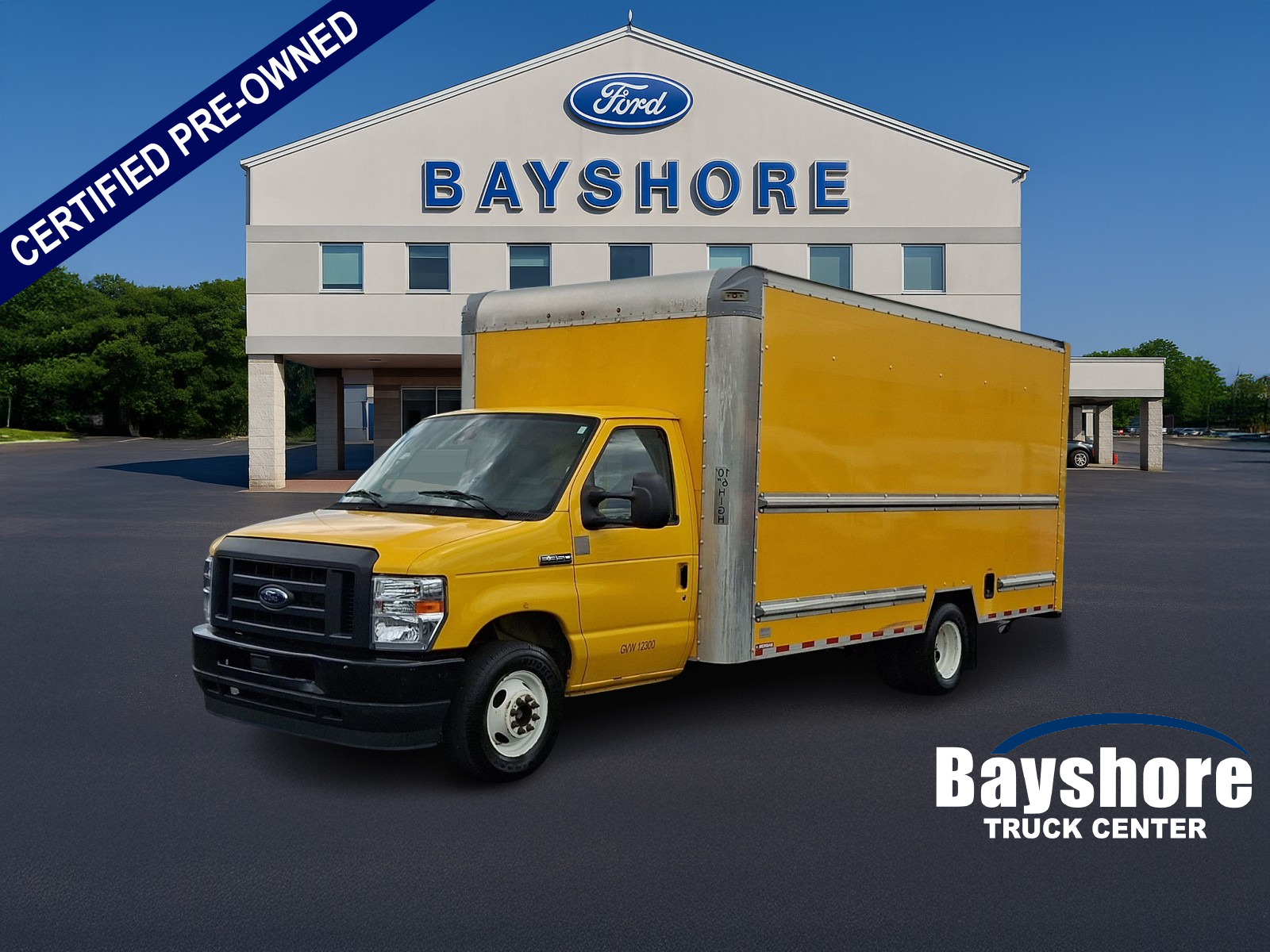 School Bus Yellow - B1 2021 Ford E-Series Chassis Pickup Truck Rear-Wheel Drive Automatic