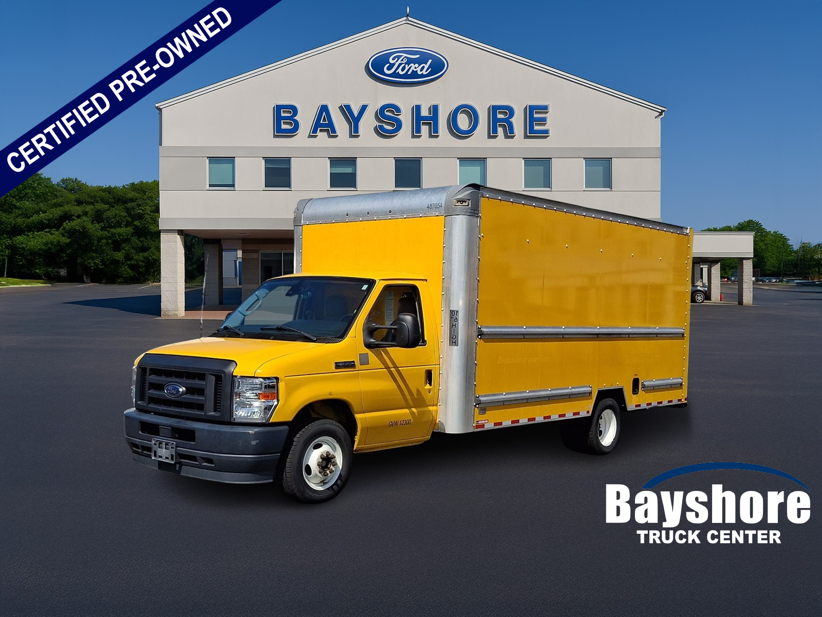 School Bus Yellow - B1 2022 Ford E-Series Chassis Pickup Truck Rear-Wheel Drive Automatic