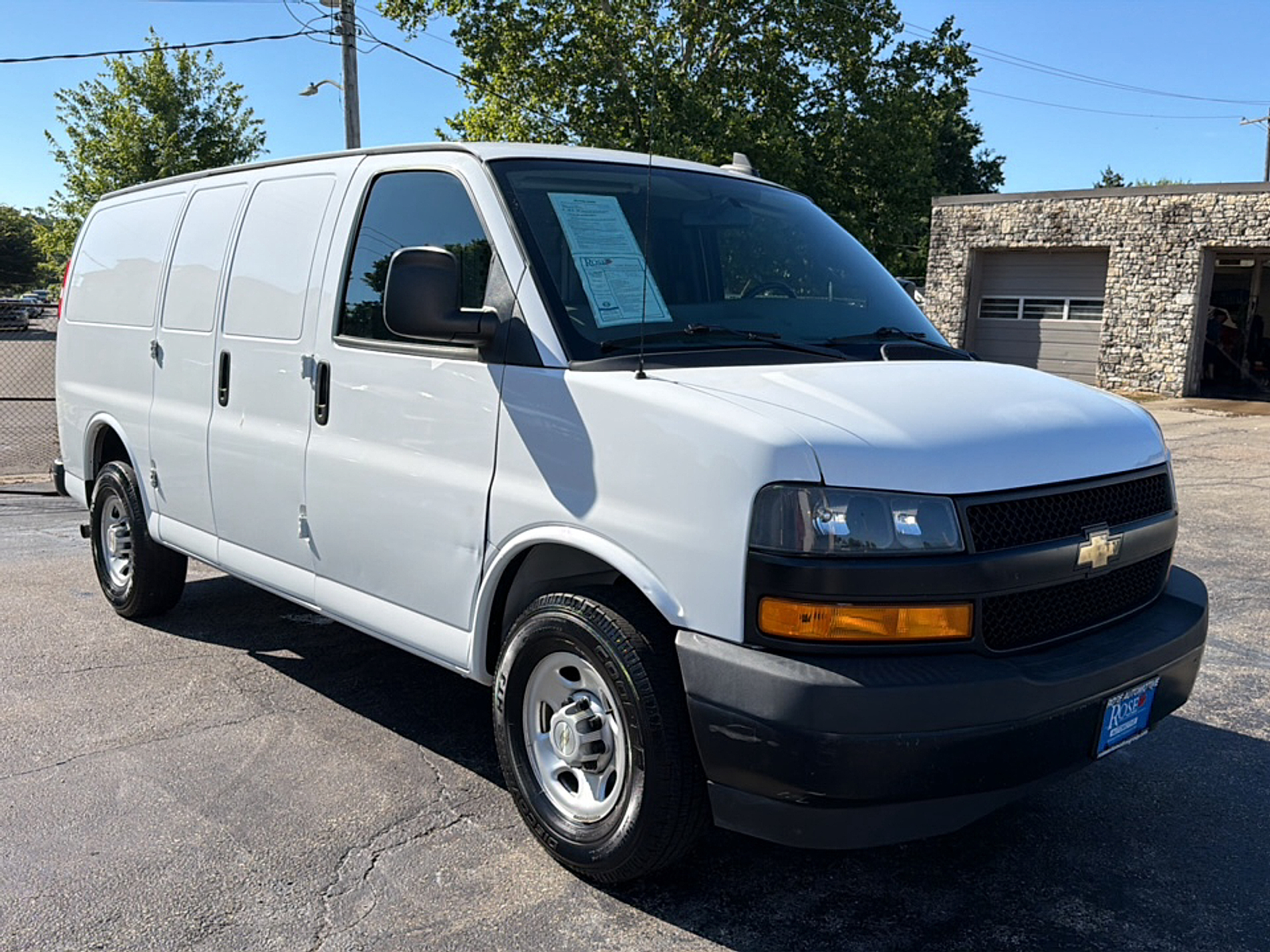 Summit White 2020 Chevrolet Express Cargo Van Rear-Wheel Drive Automatic