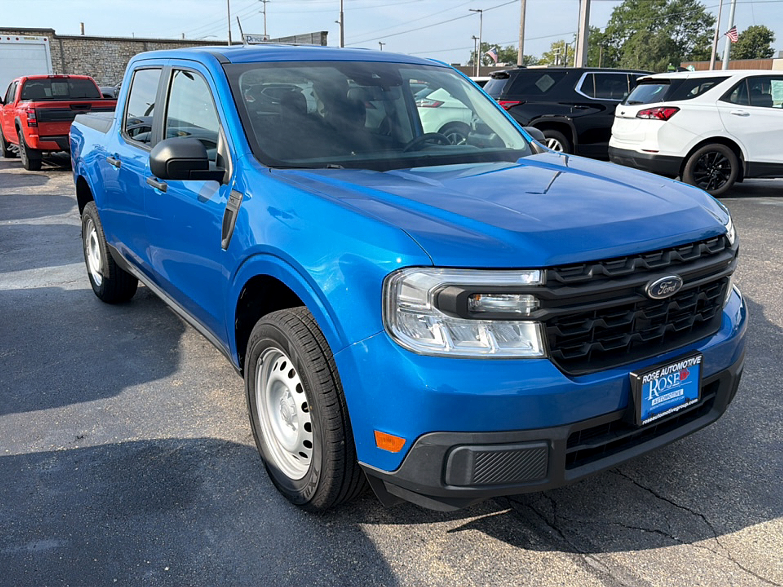 Velocity Blue Metallic 2022 Ford Maverick Pickup Truck Front-Wheel Drive Automatic