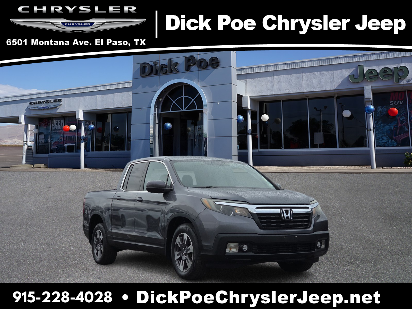 2017 Honda Ridgeline RTL AWD