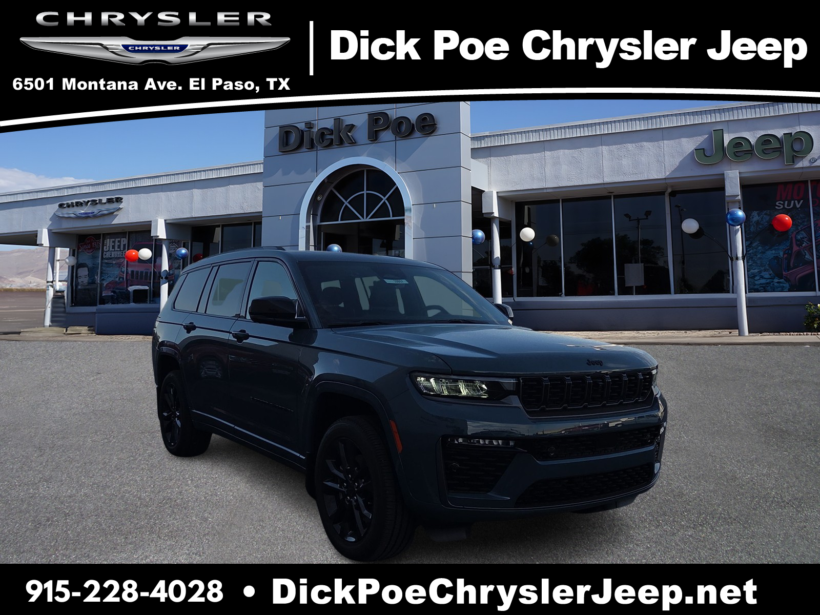 Gray (STEEL BLUE) 2026 Jeep Grand Cherokee L SUV / Crossover Four-Wheel Drive Automatic