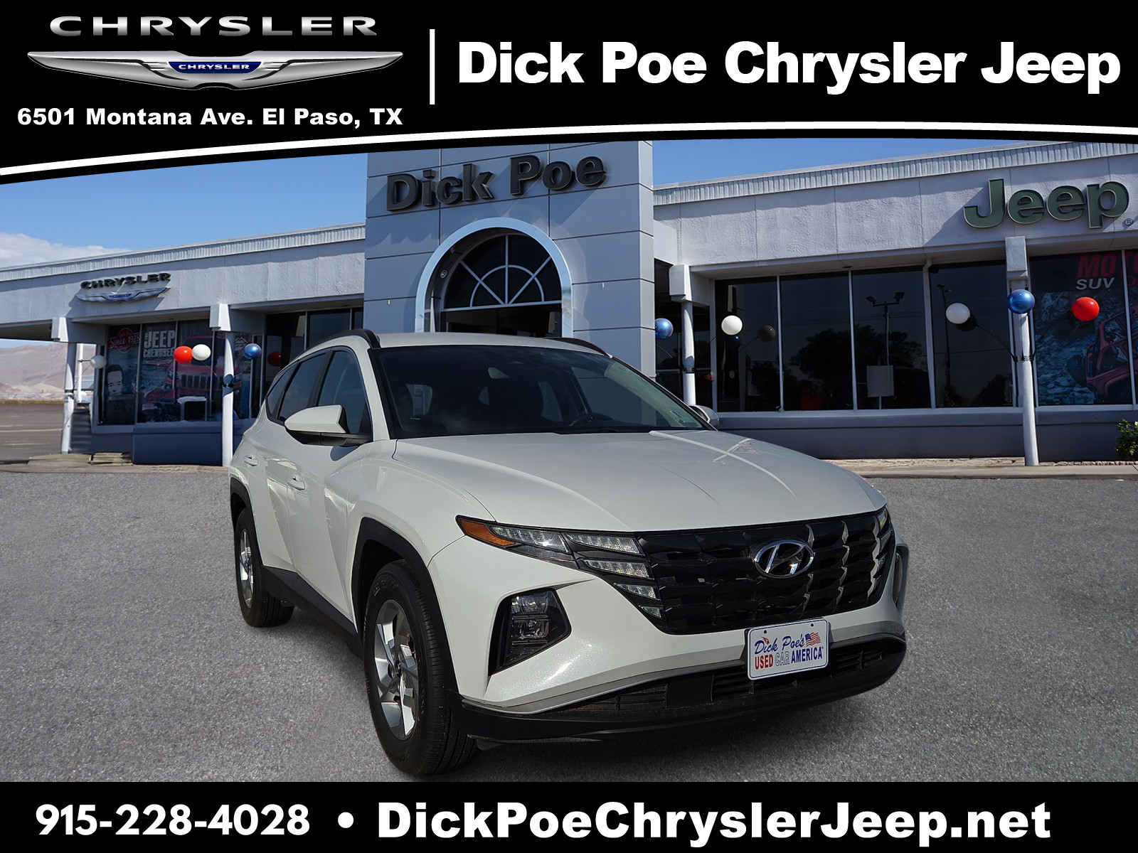 White 2024 Hyundai Tucson SUV / Crossover Front-Wheel Drive 8-Speed Automatic