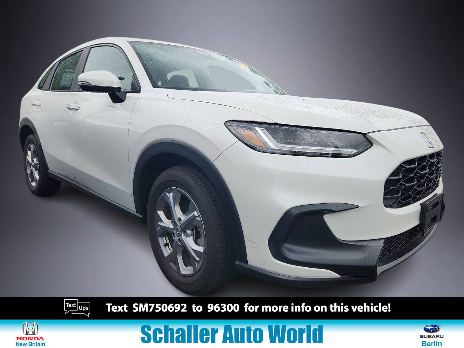 Gray (Platinum White Pearl - WX) 2025 Honda HR-V SUV / Crossover All-Wheel Drive Automatic