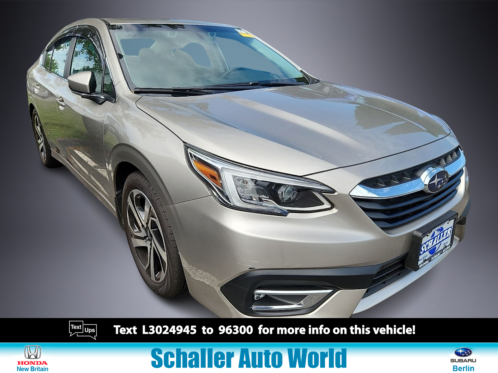 Gray (Tungsten Metallic) 2020 Subaru Legacy Sedan All-Wheel Drive Automatic