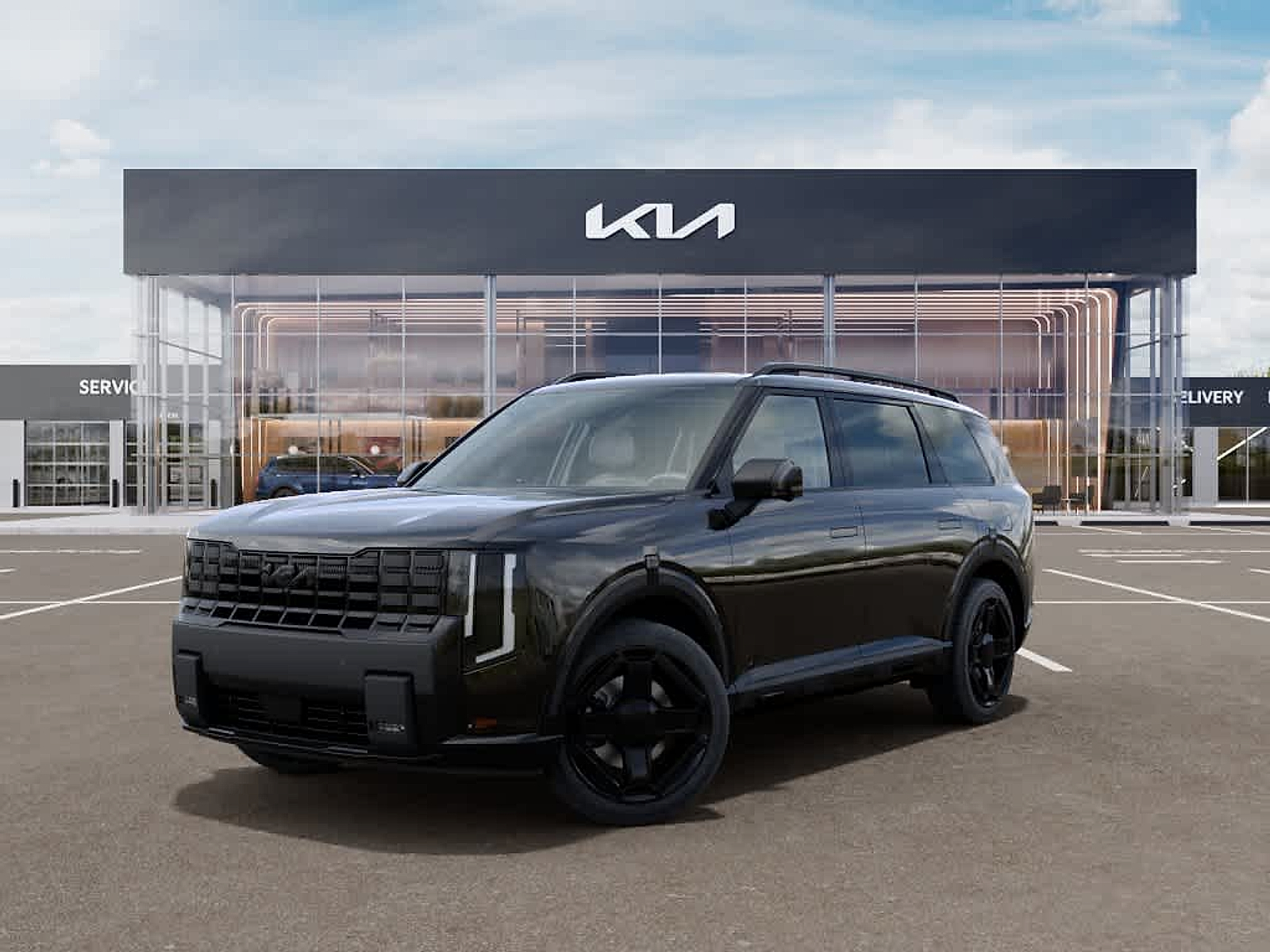 EBONY BLACK 2027 Kia Telluride X-Line SX AWD SUV / Crossover All-Wheel Drive 8-Speed Automatic