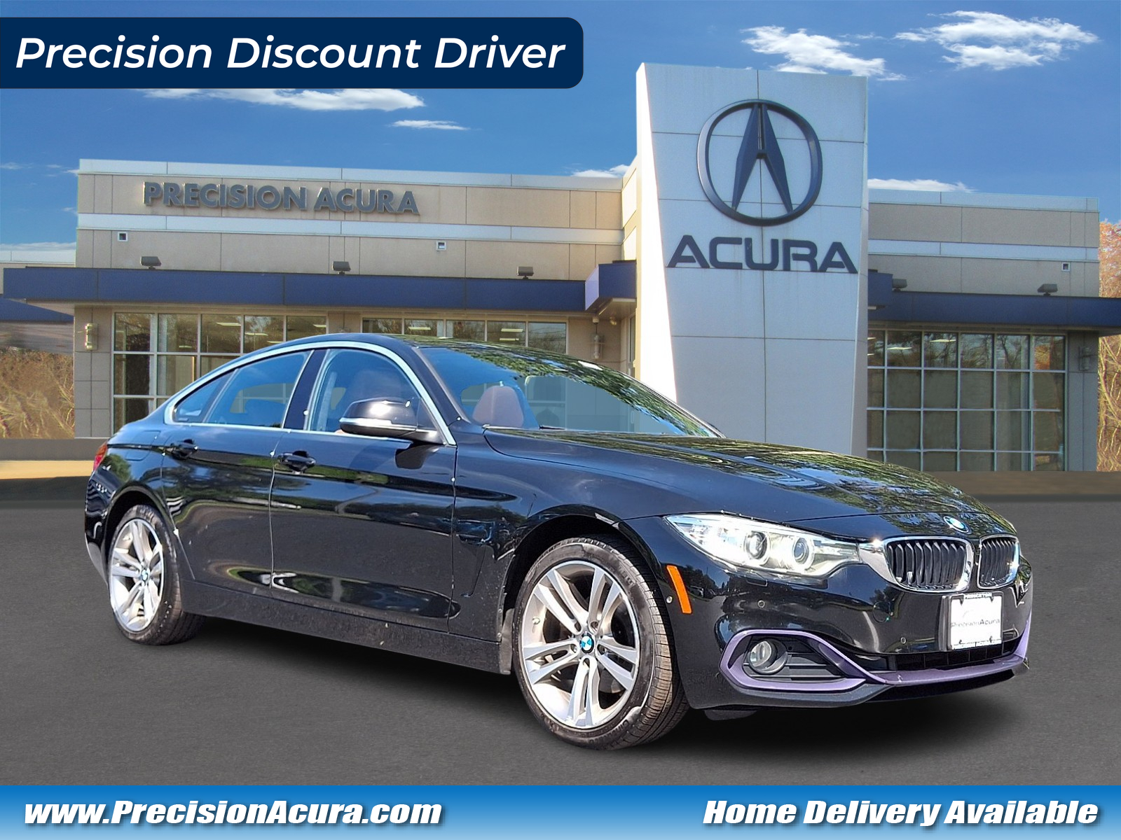 Jet Black - 668 2017 BMW 4 Series Sedan All-Wheel Drive Automatic