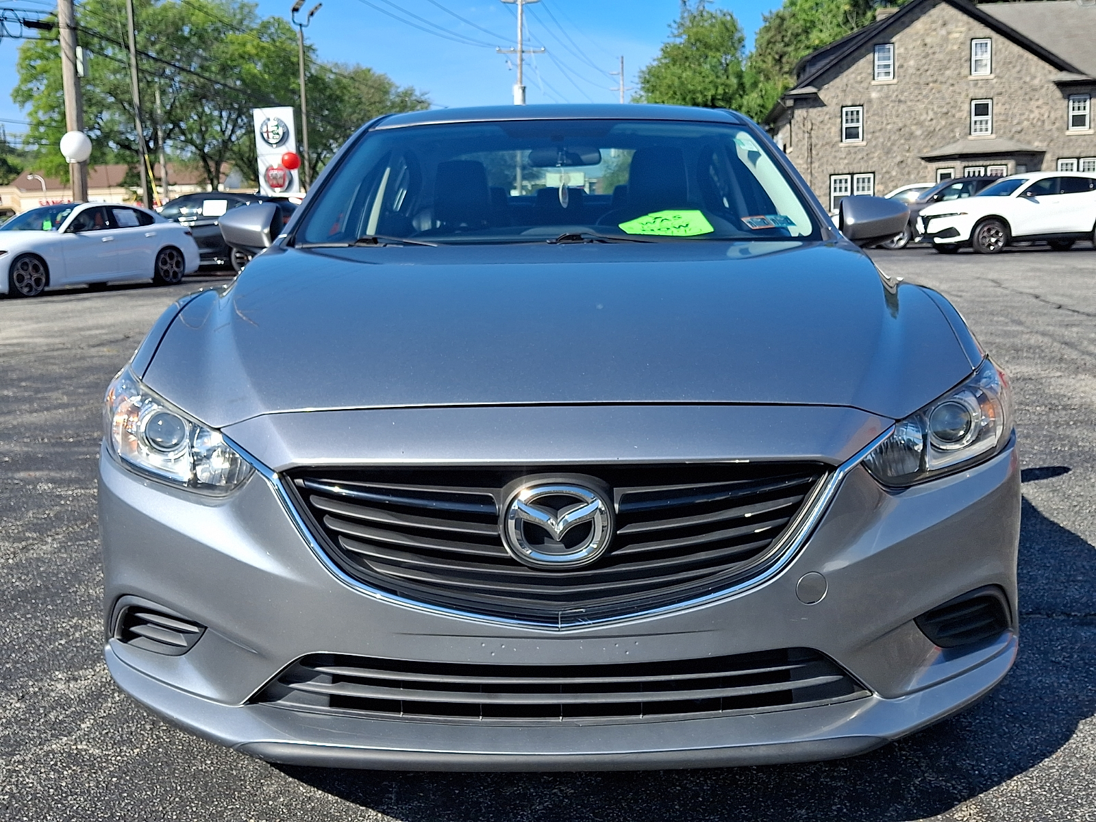 Liquid Silver Metallic 2014 Mazda MAZDA6 Sedan Front-Wheel Drive 6-Speed Automatic