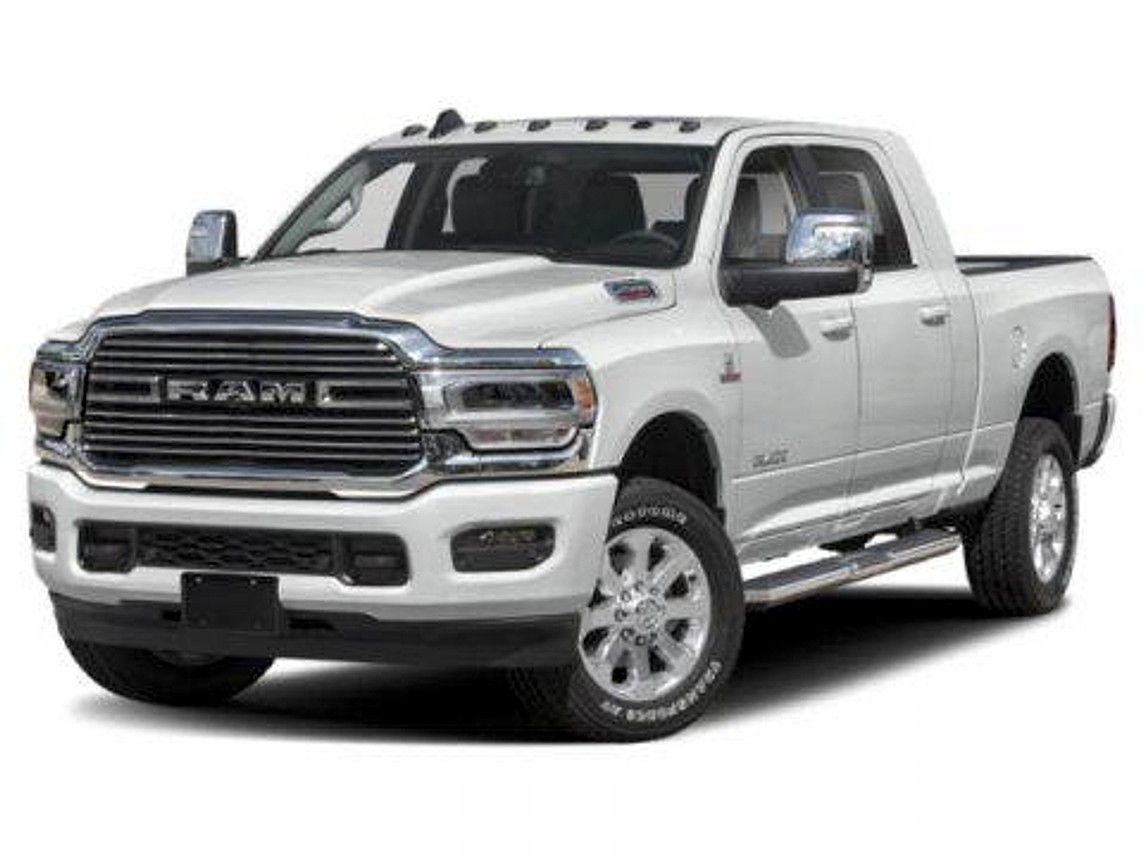 Bright White Clearcoat 2024 RAM 2500 Laramie Mega Cab 4WD Pickup Truck Four-Wheel Drive Automatic