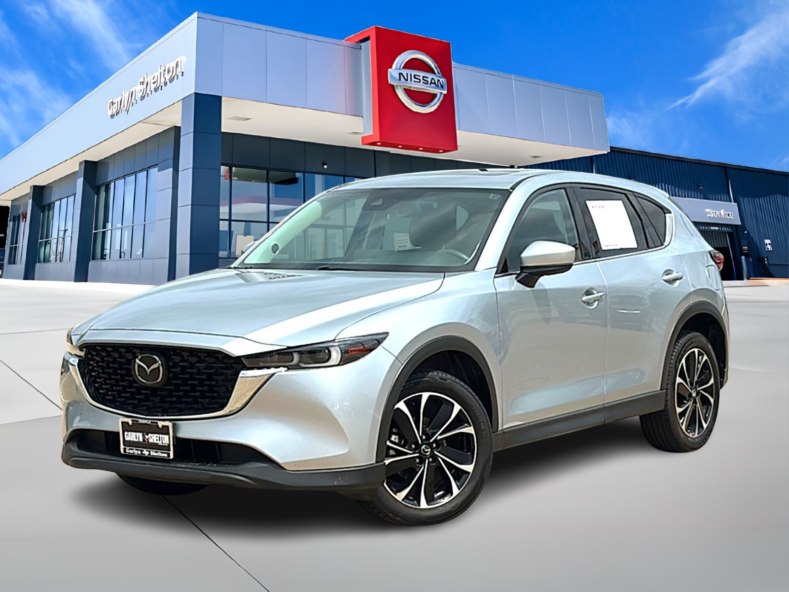 Sonic Silver Metallic 2022 Mazda CX-5 2.5 S Premium AWD SUV / Crossover All-Wheel Drive Automatic