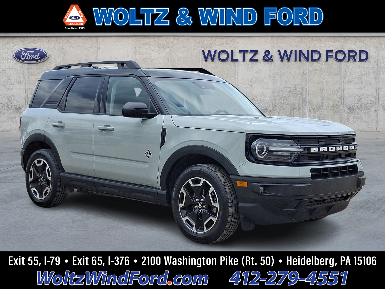 Cactus Gray 2022 Ford Bronco Sport Outer Banks AWD SUV / Crossover All-Wheel Drive Automatic