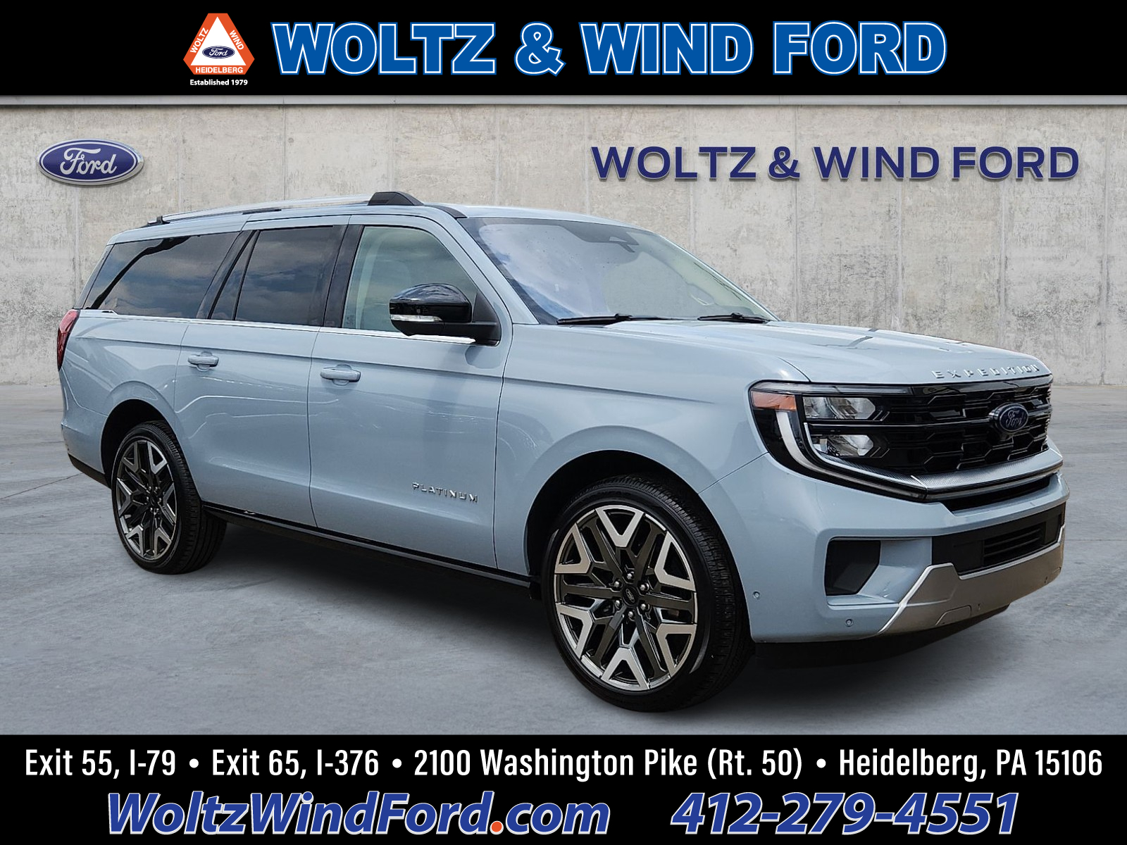 Glacier Gray Metallic Tri-Coat 2025 Ford Expedition SUV / Crossover Four-Wheel Drive Automatic