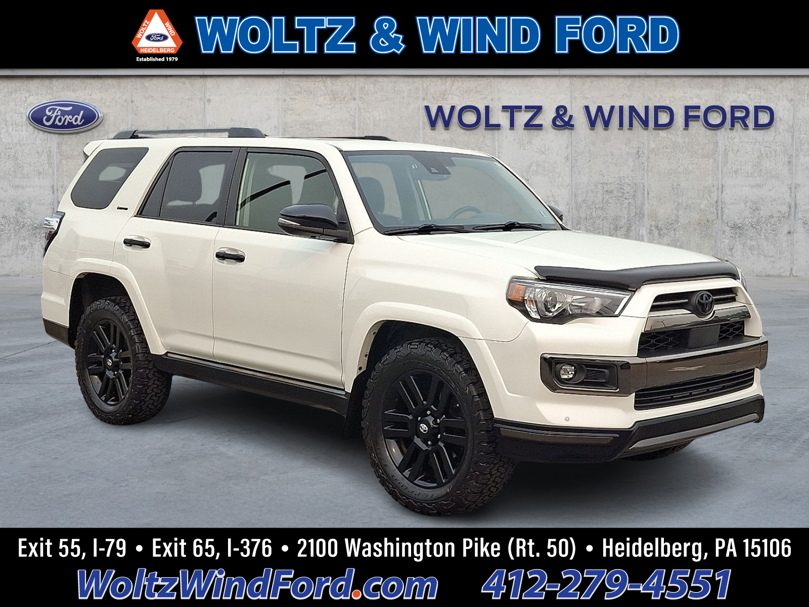 White (Blizzard Pearl) 2021 Toyota 4Runner SUV / Crossover All-Wheel Drive Automatic