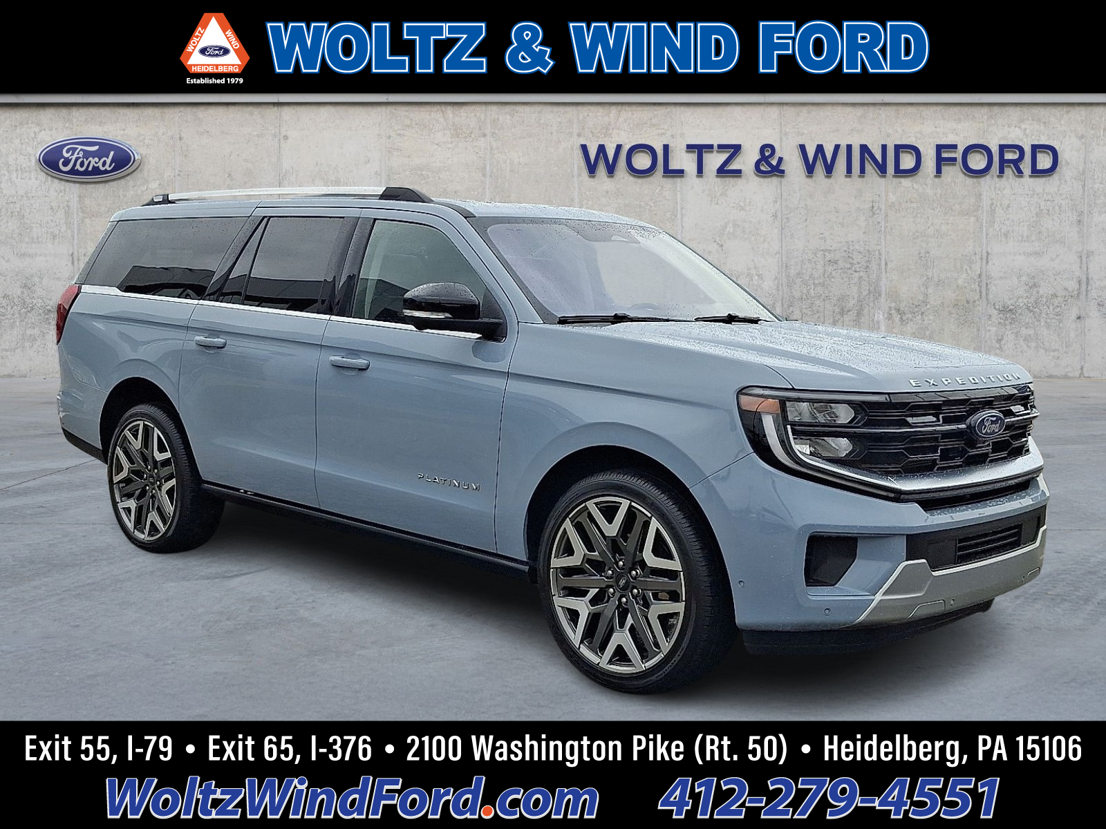 Glacier Gray Metallic Tri-Coat 2025 Ford Expedition SUV / Crossover Four-Wheel Drive Automatic