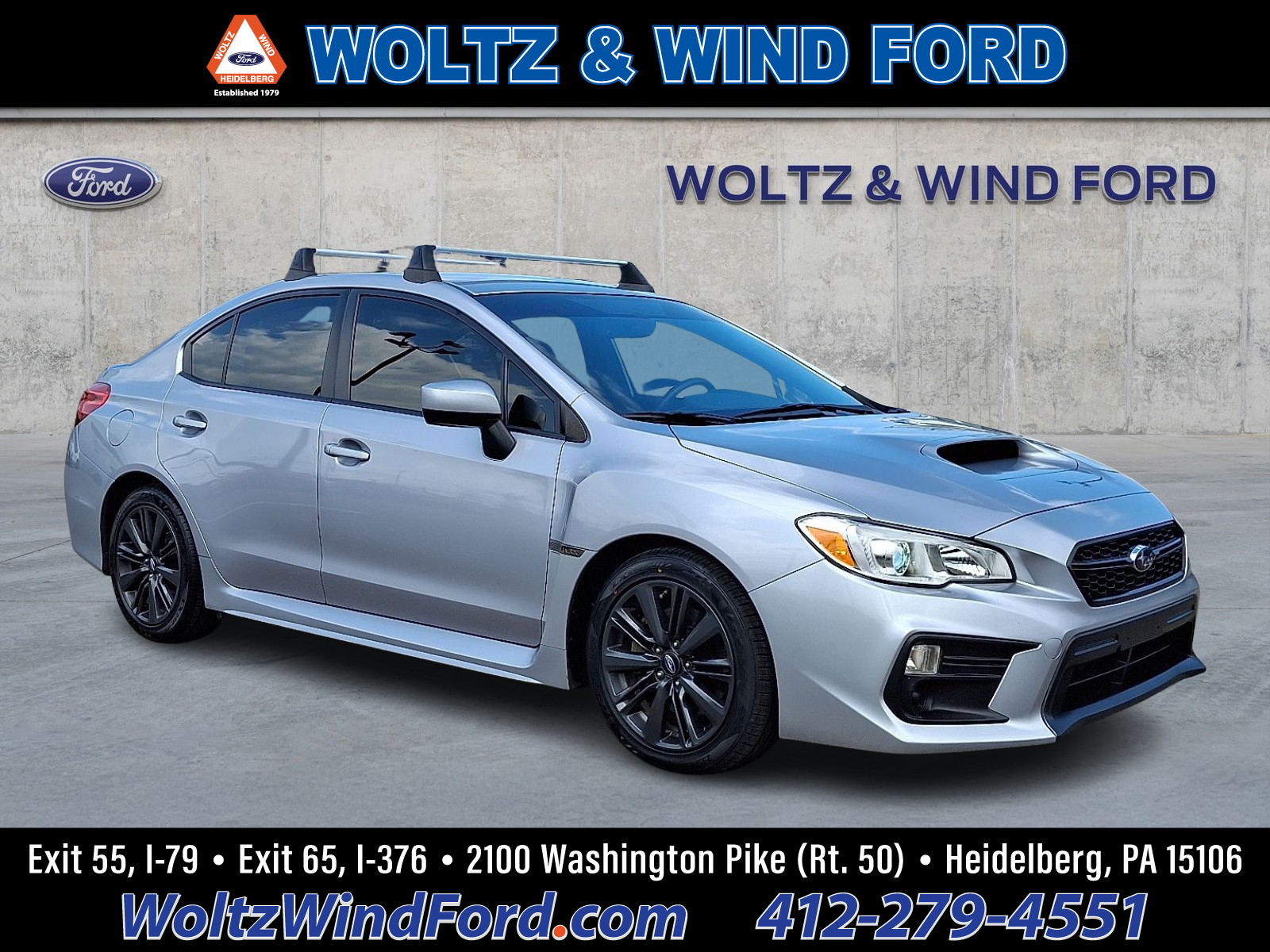 Ice Silver Metallic 2021 Subaru WRX Sedan All-Wheel Drive Manual