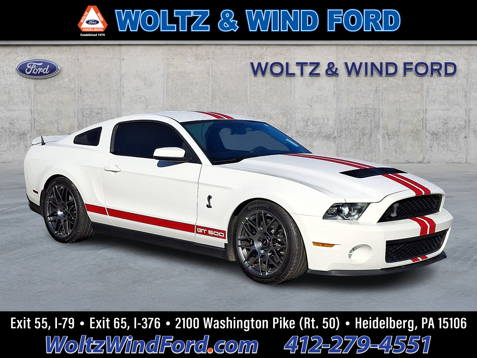  2012 Ford Mustang Shelby GT500 Coupe RWD   