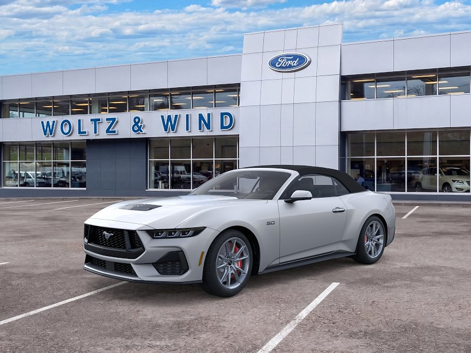ICONIC SILV MET 2025 Ford Mustang Convertible Rear-Wheel Drive Automatic
