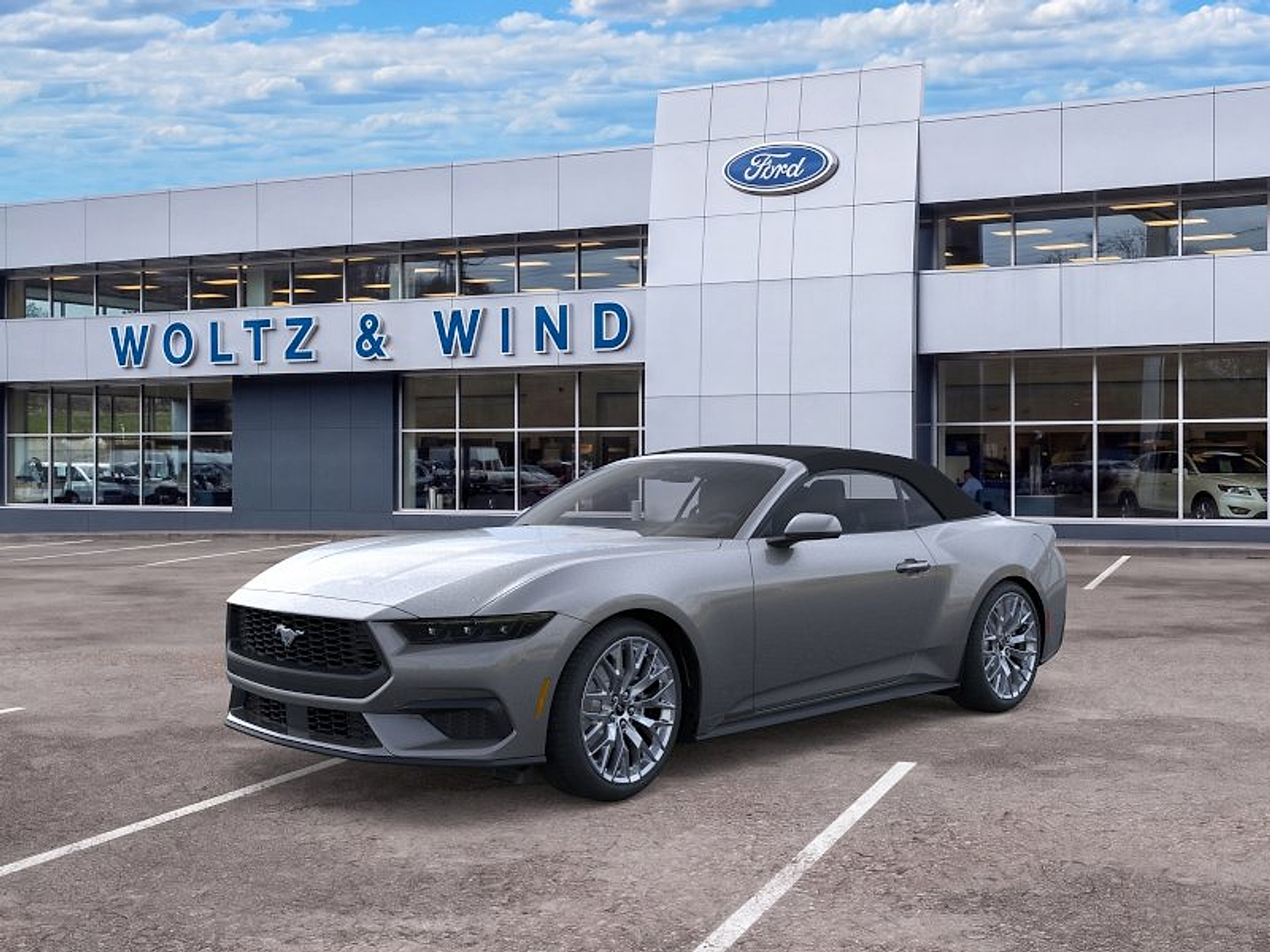 CARBONIZED GRY 2026 Ford Mustang Convertible Rear-Wheel Drive Automatic