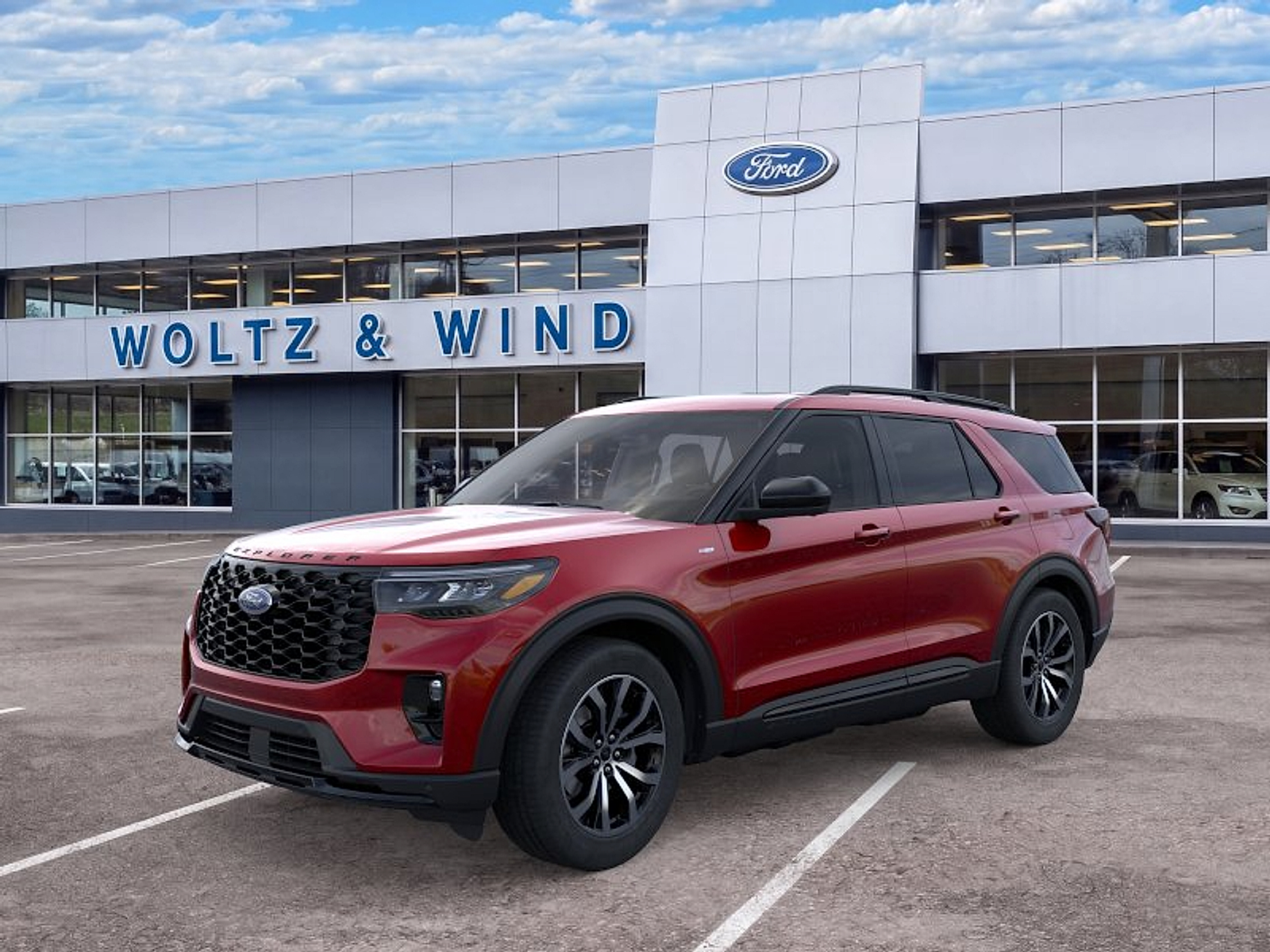 RAPID RED MET T 2026 Ford Explorer SUV / Crossover All-Wheel Drive Automatic